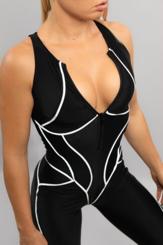 Jumpsuit with light reflectors